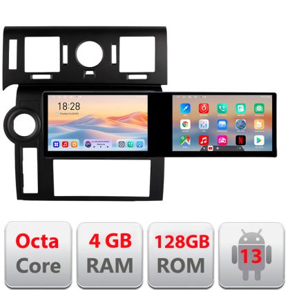 Navigatie dedicata Edonav Hummer H2 2002-2008  Edotec 2 ecrane  8 core 4+128 21.6 inch Incell android Wifi 5Ghz gps internet  KIT-hummer2002