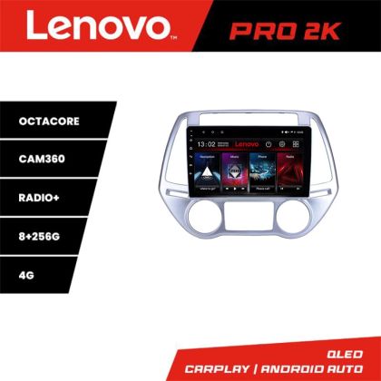 Navigatie Hyundai I20 2011-2014 manual si automat Android radio gps internet 8 core QLED 2K 8+256 360 Lenovo