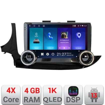 Navigatie Opel Mokka 2016- Kit-MOKKA2 Edotec  4+64 10.5 inch Incell 1K android Wifi 5Ghz gps internet  Co