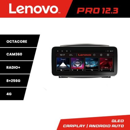 Navigatie Toyota Land Cruiser L100 2002-2006 Lenovo PRO 8+256 12.3 inch qled android 4G DSP gps internet  KIT-L105-automatic