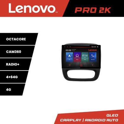 Navigatie Renault Trafic 2014-2017 K-rt09 Lenovo PRO 4+64 13 inch 2K android 4G DSP gps internet  Q v2
