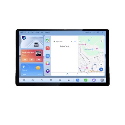 Navigatie dedicata Renault Express  Edonav ecran 13" 1K 4+64 Android Waze USB Navigatie 4G 360 Toslink Youtube Radio kit-expre