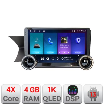 Navigatie Mercedes C W204 NTG4.5 Kit-w204-N45 Edotec  4+64 10.5 inch Incell 1K android Wifi 5Ghz gps internet
