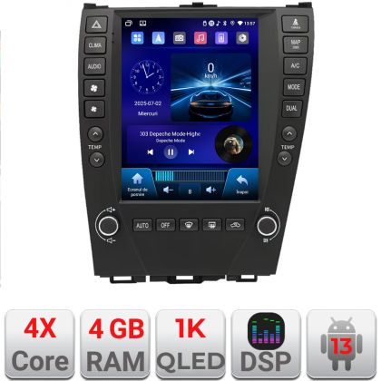 Navigatie Lexus ES 2009-2012 Edonav Tesla Qled 9.7",Quad core,4Gb RAM,64Gb Hdd,DSP,Carplay,Android Auto,Bluetooth Incell Display 1K