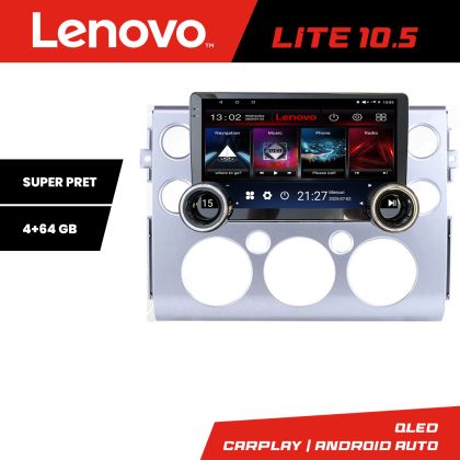 Navigatie Toyota FJ Cruiser 2006-2020 Lenovo  8 core 4+64 10.5 inch Incell 1K android Wifi 5Ghz gps internet  Kit-fj-cruiser