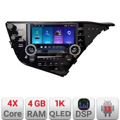 Navigatie Toyota Camry 2017-2021 Edotec  4+64 10.5 inch Incell 1K android Wifi 5Ghz gps internet  Kit-camry-2018
