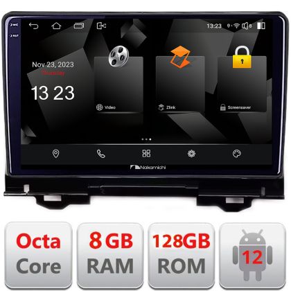 Navigatie Honda HR-V 2022- Nakamichi NAM5960PRO Octa core 8+128 carplay android auto radio gps internet