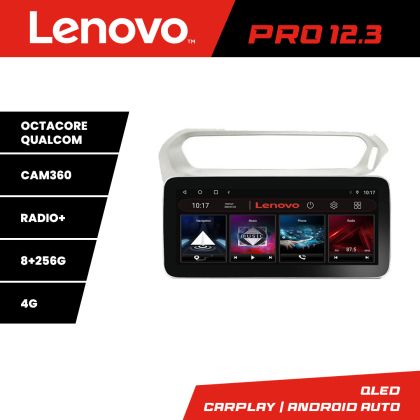 Navigatie Peugeot 301 Citroen K-Elisee K-301 Lenovo PRO 8+256 12.3 inch qled android 4G DSP gps internet S