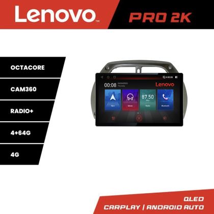 Navigatie Toyota Rav 4 2000-2004 Lenovo PRO 4+64 13 inch 2K android 4G DSP gps internet  kit-rav4-old