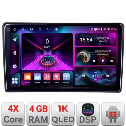 Navigatie Toyota Android radio gps internet 4+64 InCell Display 1K kit-toyota-universal+EDT-E209-RK