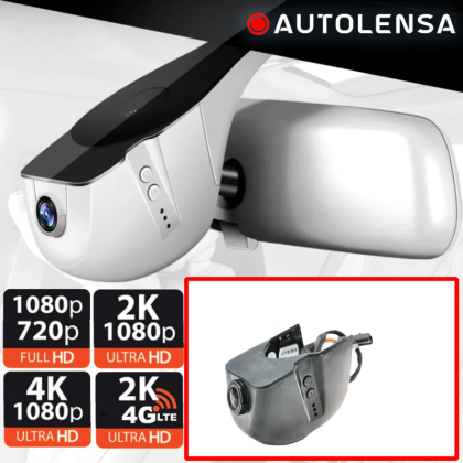 Cameră DVR Audi A3,A4 B9,A7 C8,Q2,Q7 Premium, cameră față-spate 1080p-720p Autolensa, 24/7 Gri AD03