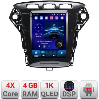 Navigatie Ford Mondeo 2010-2013 tip tesla radio gps internet 4 Core carplay android auto 4+64 Incell Display kit-tesla-mondeo-10+EDT-E220-RK