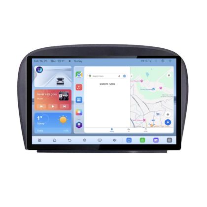 Navigatie dedicata Mercedes SL W230 2004-2011 N-W230 Edonav ecran 13" 1K 4+64 Android Waze USB Navigatie 4G 360 Toslink Youtub