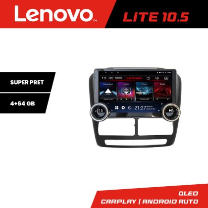 Navigatie Fiat Doblo 2010-2017 si Opel Combo 2010-2017 Lenovo  8 core 4+64 10.5 inch Incell 1K android Wifi 5Ghz gps internet  Kit-DOBLO10 v1