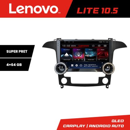 Navigatie Ford S-Max 2008-2012 Kit-003 Lenovo  8 core 4+64 10.5 inch Incell 1K android Wifi 5Ghz gps internet  C
