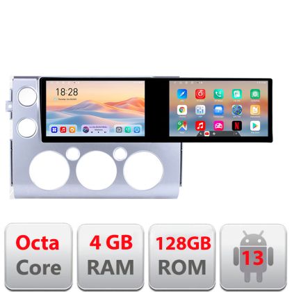Navigatie Toyota FJ Cruiser 2006-2020 Edotec 2 ecrane  8 core 4+128 21.6 inch Incell android Wifi 5Ghz gps internet  Kit-fj-cruiser