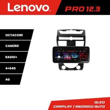 Navigatie Ssang Yong Rexton 2006-2013 K- rexton07 Lenovo PRO 4+64 12.3 inch qled android 4G DSP gps internet
