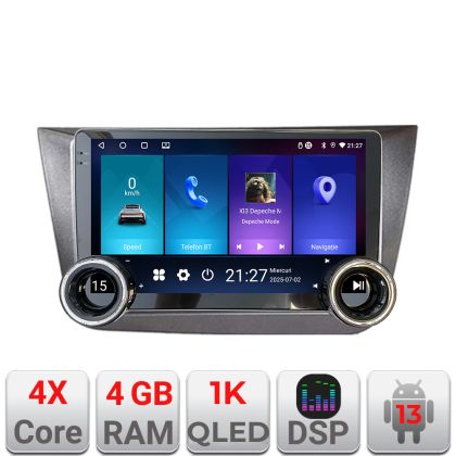 Navigatie Seat Altea 2005-2014 Edotec  4+64 10.5 inch Incell 1K android Wifi 5Ghz gps internet  Kit-altea