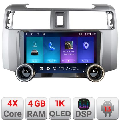 Navigatie Toyota 4runner 2009-2019 Edotec  4+64 10.5 inch Incell 1K android Wifi 5Ghz gps internet  KIT-4runner
