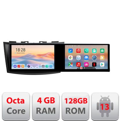 Navigatie Suzuki Swift 2010-2017 Edotec 2 ecrane  8 core 4+128 21.6 inch Incell android Wifi 5Ghz gps internet  Kit-179