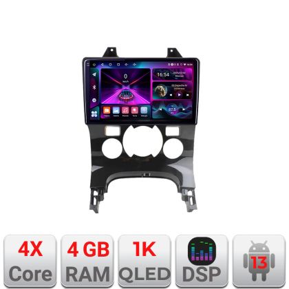 Navigatie Peugeot 3008 Quad Core A-323  4+64 InCell Display 1K Android Waze USB Navigatie Internet Youtube Radio