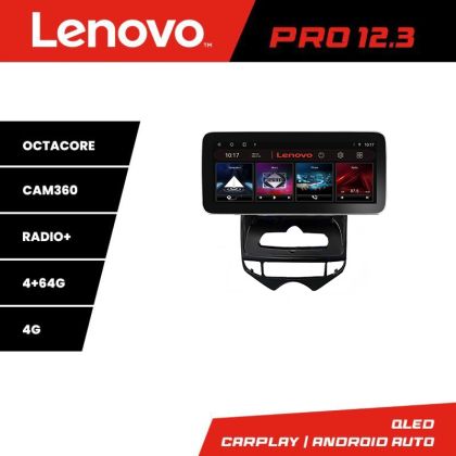Navigatie Hyundai IX20 2010-2019 Lenovo PRO 4+64 12.3 inch qled android 4G DSP gps internet  kit-ix20-automatic