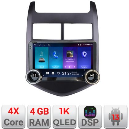 Navigatie Chevrolet Aveo 2010-2013 Kit-aveo10 Edotec  4+64 10.5 inch Incell 1K android Wifi 5Ghz gps internet