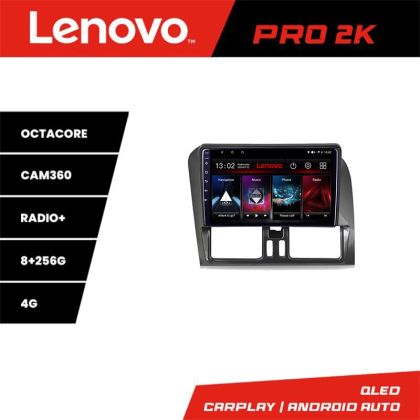 Navigatie Volvo XC60 Lenovo 8 core QLED 2K 8+256 360 Android Waze USB Navigatie Internet Youtube Radio