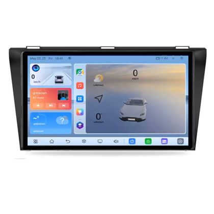 Navigatie Mazda 3 2009-2014 C-034 Android 8 Core 2.2 Ghz 8+128 Qled 1K ADAS 4G LTE GPS 360 KIT-034+EDT-E409V3