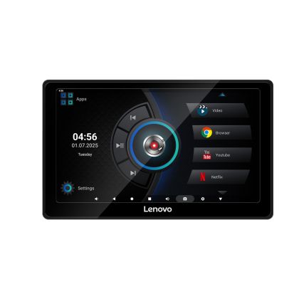 Monitor Android LENOVO-F1A-HM01 tetieră cu prindere universală, procesor Quadcore, 4GB ram, 64GB stocare, ecran 10.1 inci, USB, bluetooth