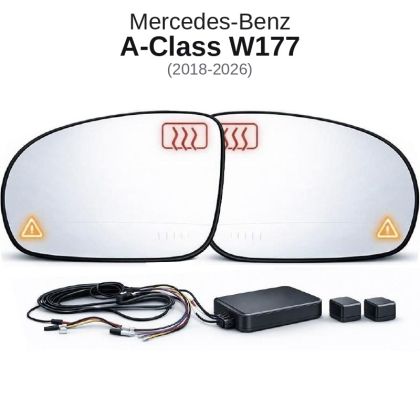 Senzor unghi mort Mercedes Benz A-Class W177 2018-2026 — oglindă dedicată
