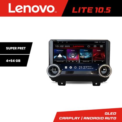Navigatie Jeep Wrangler 2018- Kit-WRANGLER Lenovo  8 core 4+64 10.5 inch Incell 1K android Wifi 5Ghz gps internet