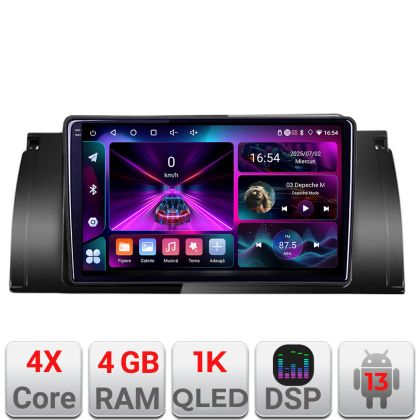 Navigatie BMW E39 si E53 A-082  4+64 InCell Display 1K Android Waze USB Navigatie Internet Youtube Radio