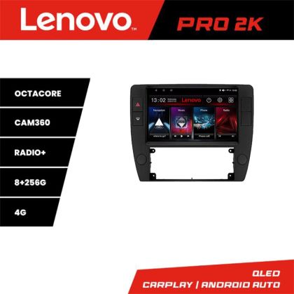 Navigatie Passat B5 1997-2004 Android radio gps internet 8 core QLED 2K 8+256 360 Lenovo