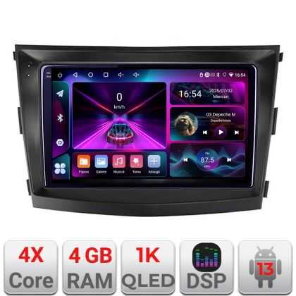 Navigatie SsangYong Tivoli 2015-2019 Android radio gps internet 4+64 InCell Display 1K kit-tivoli2015+EDT-E209-RK