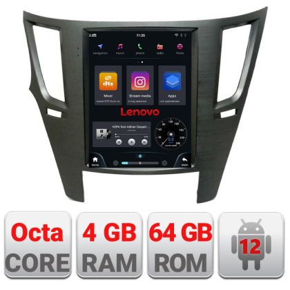 Navigatie Subaru Legacy si Outback 2010-2014 tip tesla radio gps internet Qualcomm 8X 8+128 360 4G carplay android auto  kit-tesla-458