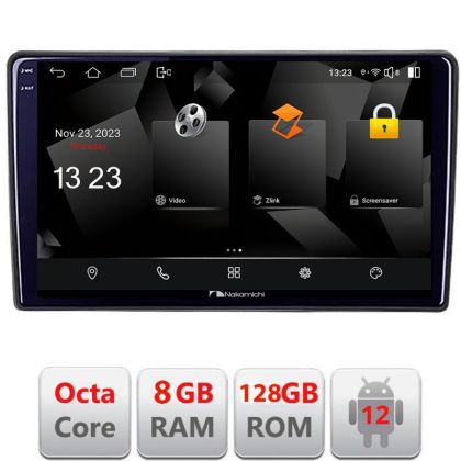 Navigatie Toyota Corolla 2017- Android radio gps internet octa core 8+128 carplay android auto