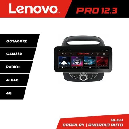 Navigatie Kia Sorento 2012-2015 masini cu navigatie de fabrica Lenovo PRO 4+64 12.3 inch qled android 4G DSP gps internet e