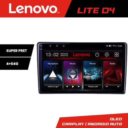 Navigatie VW Passat B5  Lenovo QLED 1K 4+64 WIFI 5Ghz carplay android auto Android kit-b5-v2+EDT-LITE-D4-9-4+64