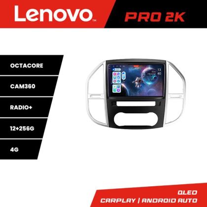 Navigatie Mercedes Vito w447 2016- Android radio gps internet 8 core QLED 2K 12+256 360 Lenovo