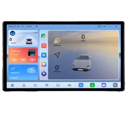 Navigatie universala 2din-2 Android 8 Core 2.2 Ghz 8+128 Qled 1K ADAS 4G LTE GPS 360 KIT-2din-2+EDT-E409V3