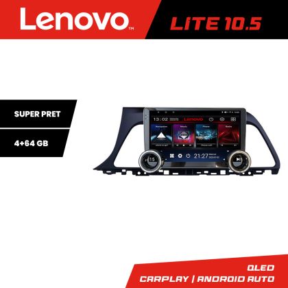 Navigatie Hyundai Sonata Nou Kit-417 Lenovo  8 core 4+64 10.5 inch Incell 1K android Wifi 5Ghz gps internet  Cor