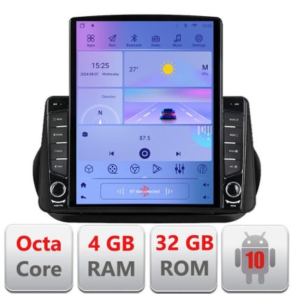 Navigatie Peugeot Bipper, CitroenNemo, Fiat Qubo 2008-2017 Android radio gps internet  Octa Core 4+64 LTE Kit-bipper+EDT-E710 v1