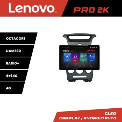 Navigatie Kia Carens 2006-2012 clima automata Lenovo PRO 4+64 13 inch 2K android 4G DSP gps internet  KIT-carens-2006