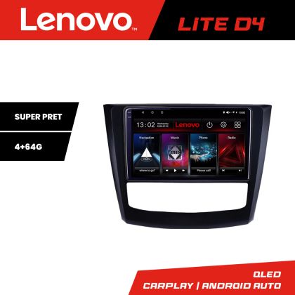 Navigatie Renault Kadjar facelift 2019-2022 Lenovo QLED 1K 4+64 WIFI 5Ghz carplay android auto Android kit-9030-facelift+EDT-LITE-D4-10-4+64