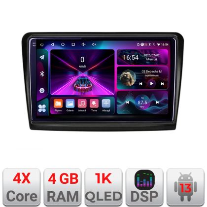 Navigatie Skoda Superb 2 A-SUPERB2  4+64 InCell Display 1K Android Waze USB Navigatie Internet Youtube Radio