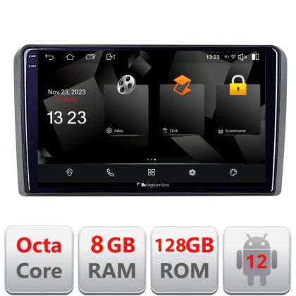 Navigatie Audi A3 8P 5960Pro-049 Android Octa Core Qualcomm 2K Qled 8+128 DTS DSP 360 4G Optical
