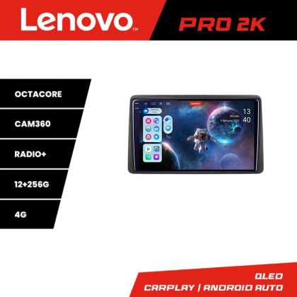 Navigatie Dacia Duster dupa 2019 Lenovo Kit-199 8 core QLED 2K 12+256 360 Android Waze USB Navigatie Internet Youtube Radio