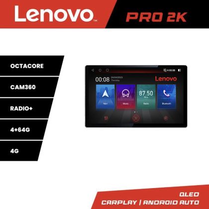 Navigatie Toyota Auris 2007-2013 K-auris-2013 Lenovo PRO 4+64 13 inch 2K android 4G DSP gps internet