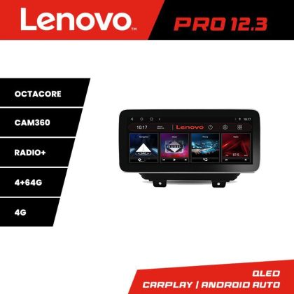 Navigatie Jeep Wrangler 2018- K-WRANGLER Lenovo PRO 4+64 12.3 inch qled android 4G DSP gps internet